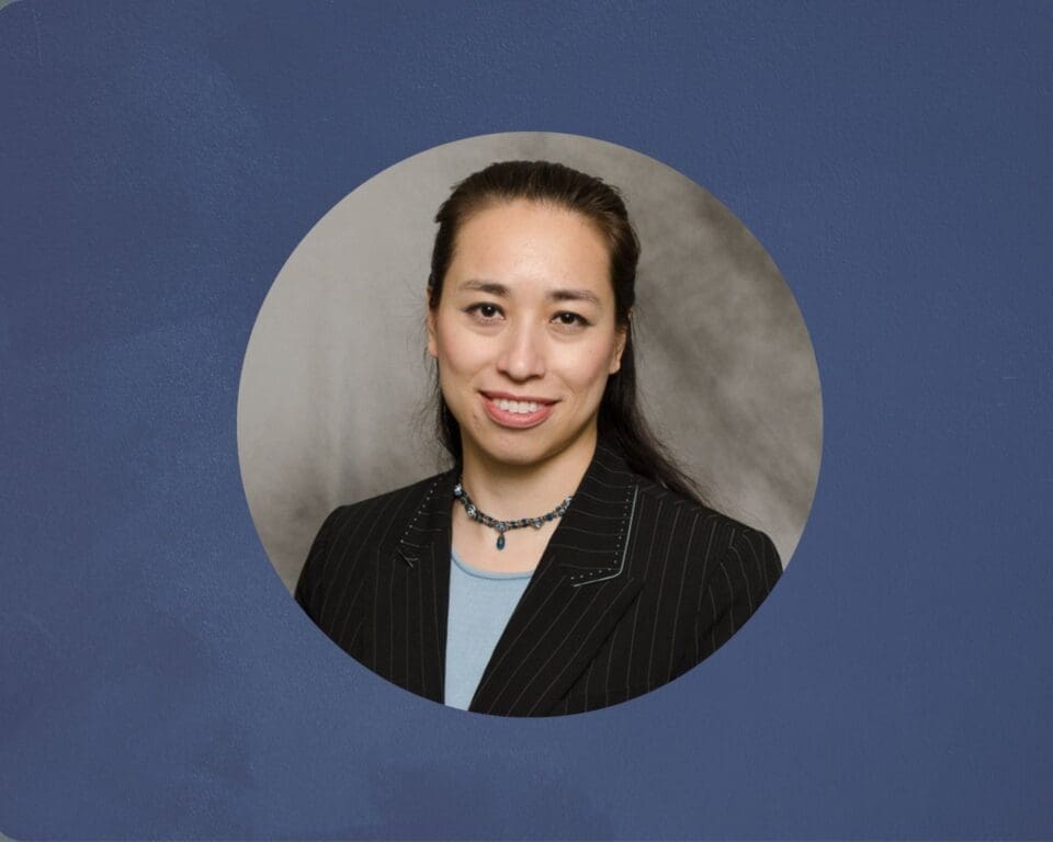 Smiling female medical graduate portrait